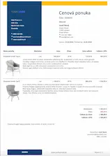 Vzor cenovej ponuky